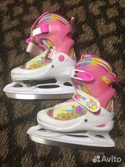 Коньки детские раздвижные 30-35