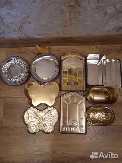 Жестяные банки, шкатулка музыкальная из по чая