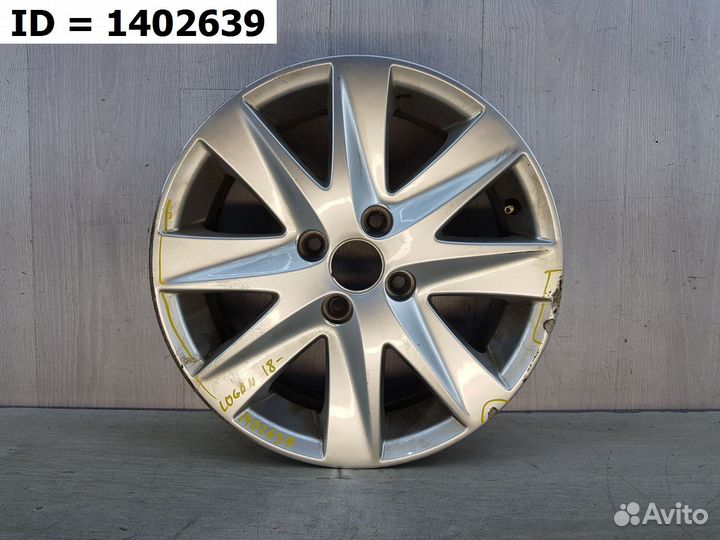 Диск литой r16 Renault Logan