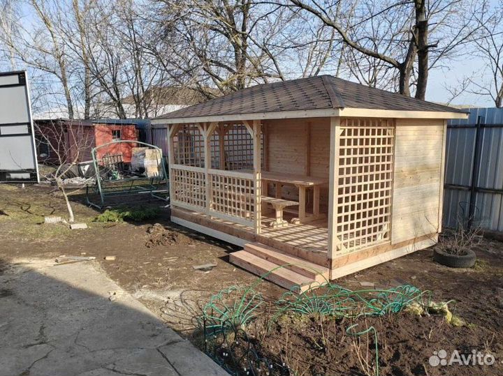 Деревянные беседки