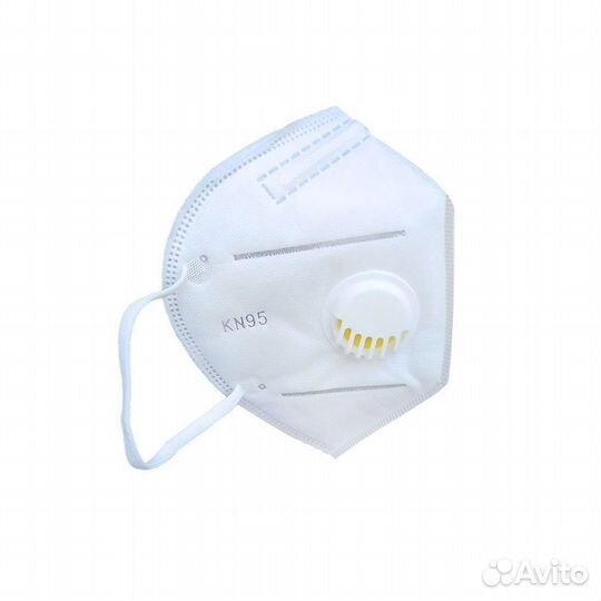 Респиратор K№95 FFP2 с клапаном н/стер.неткан