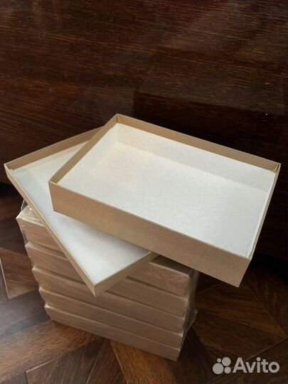 Крафт коробки твердые для подарков