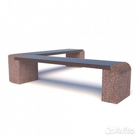 Скамейка бетонная Евро 1 Дабл