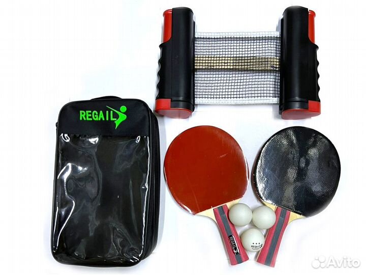 Набор для игры в настольный теннис с сеткой