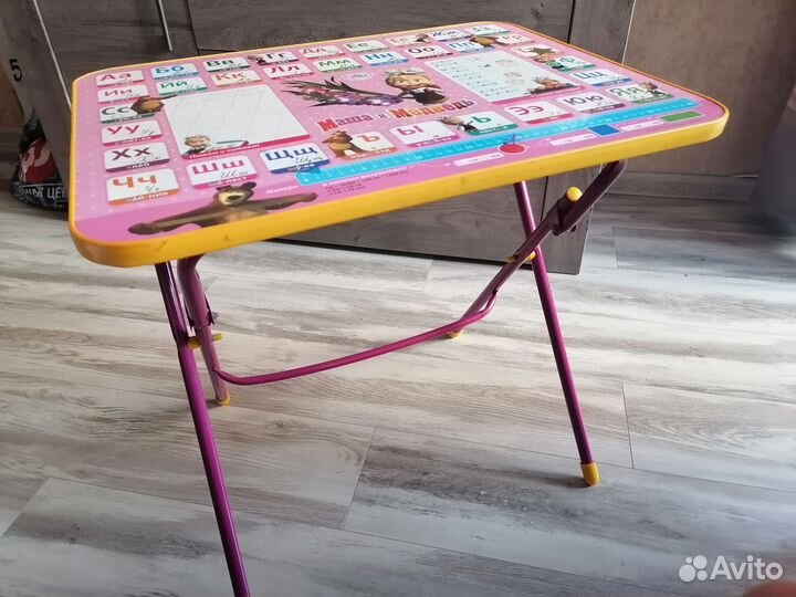 Стол детский складной с азбукой