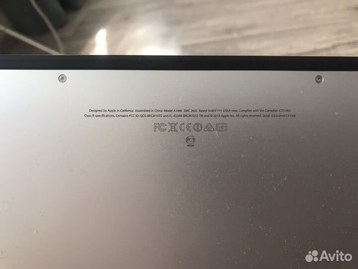 Macbook air 13 mid 2013 A1466 как новый