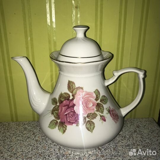 Чайник фарфор завод Чайка