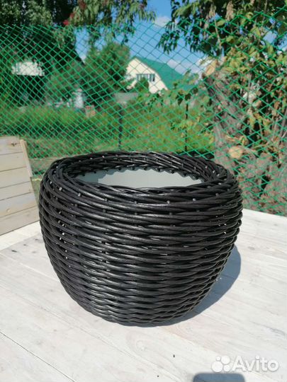 Кашпо для цветов Искусственный ротанг