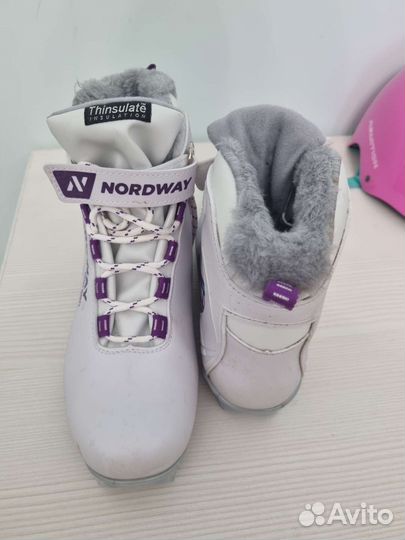 Лыжные ботинки женские р. 39-40