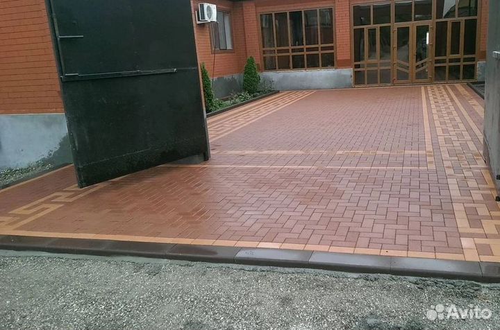 Брусчатка Тротуарная плитка Поребрик Бордюр