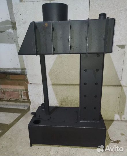 Печь на отработке / солярке без газа и электрики