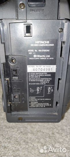 Видеокамера VHS Hitachi VM-2780E (AV)