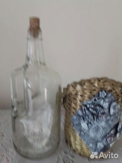 Бутылка стеклянная