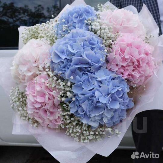 Букет из гортензий доставка цветов