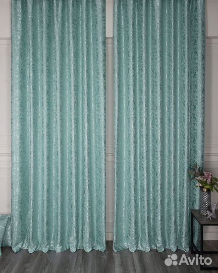 Мраморные шторы Версаль лазурный