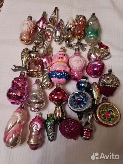 Елочные игрушки СССР одним лотом