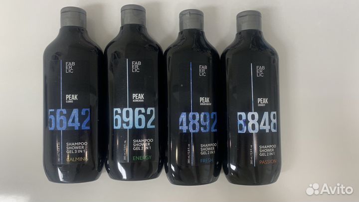 Гель для душа и шампунь мужской