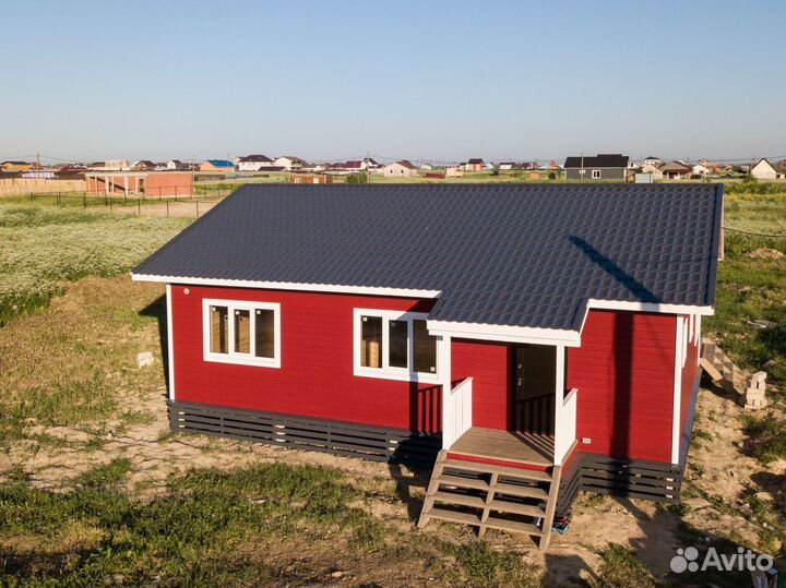 Каркасный дом для постоянного проживания 72м