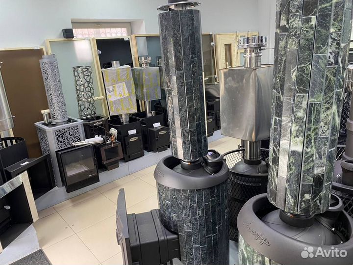 Печи для бани в облицовке