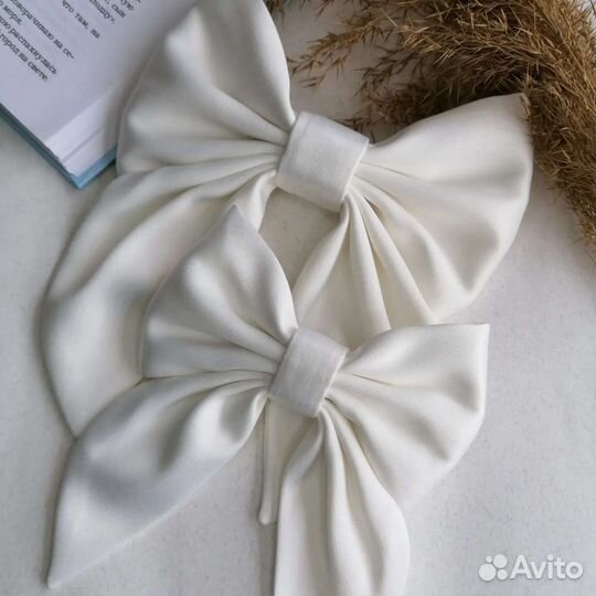 Банты для волос на заколке