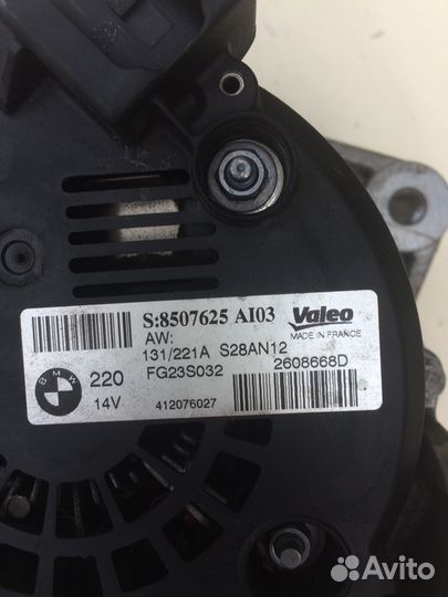 Генератор бмв ф10 ф25 х3 bmw f10 2.0D N47