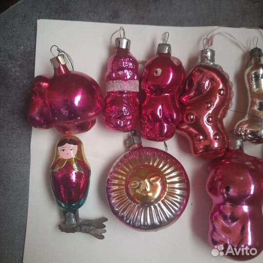 Елочные игрушки СССР