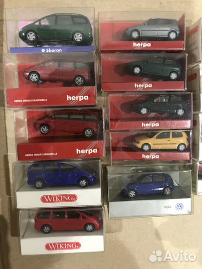 Модели Volkswagen от Herpa Wiking масштаб 1:87