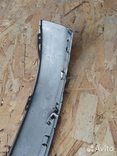 Молдинг заднего бампера хром mercedes benz W211