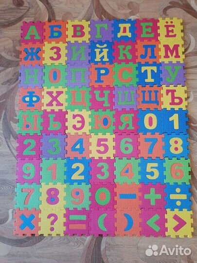 Пазл Eva буквы, цифры, знаки+игра эрудит