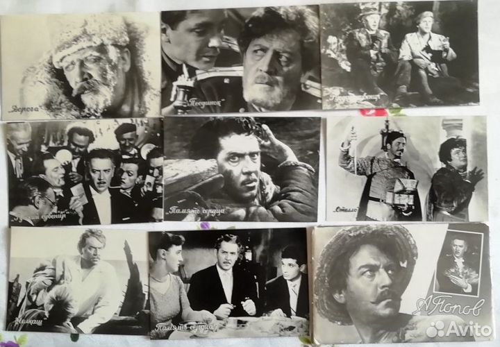 Открытки Артисты советского кино - комплекты