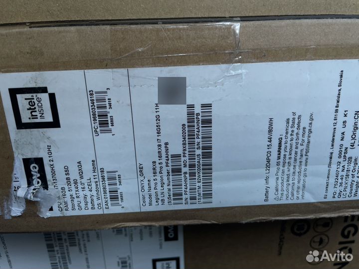 Lenovo Legion Pro 5 i7-13700HX RTX4070