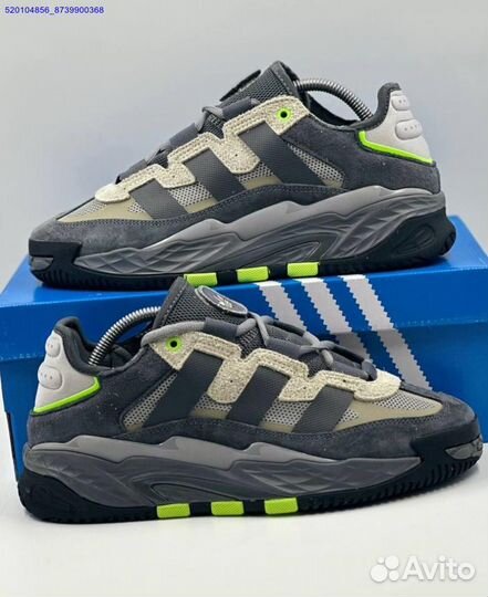 Кроссовки Adidas Niteball Grey (Арт.66998)