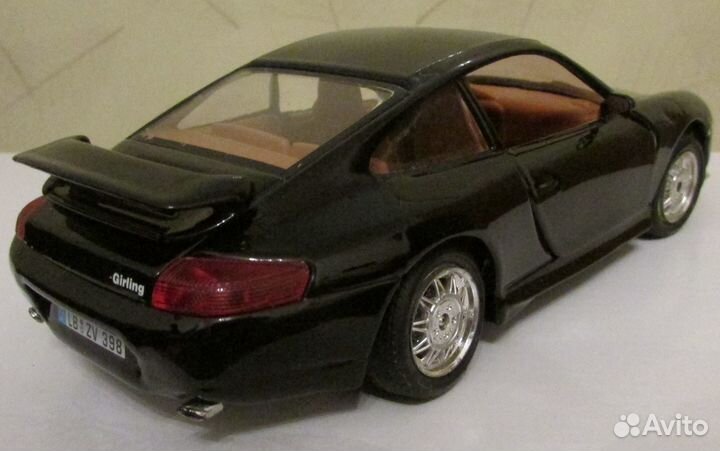 Porsche 911 Carrera 1997 Black, bBurago, 1:24