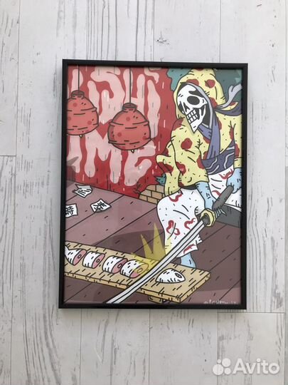 Плакаты аниме, скейт