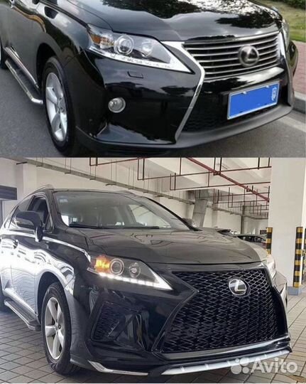 Lexus RX 2009-2014 бампер стиль 2021 года L3FN2