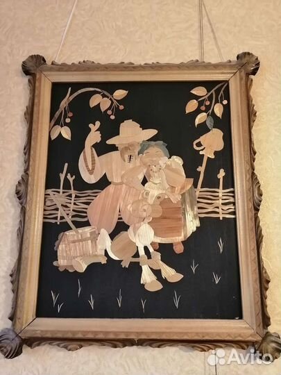 Картины из соломки