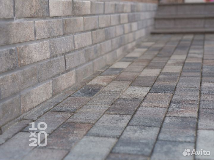 Тротуарная плитка, бордюры с работой под ключ