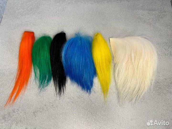 Мех козы для нахлыста. Набор