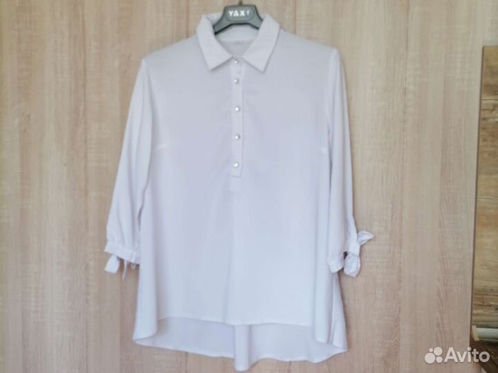 Блузка белая для девочек р. 170