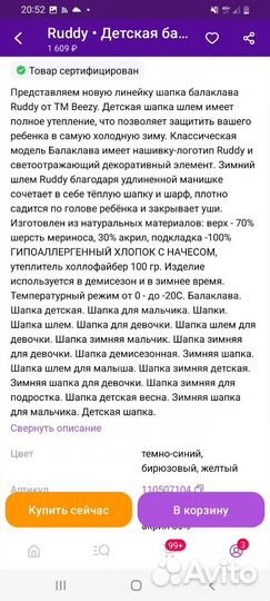 Шапка-шлем Ruddy 2