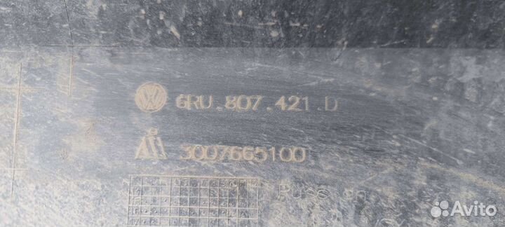 Задний бампер Volkswagen Polo 5