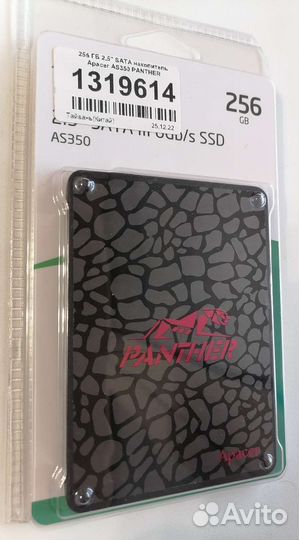 Жёсткий диск SSD Apacer 256GB