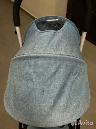 Коляска yoya babytime голубая