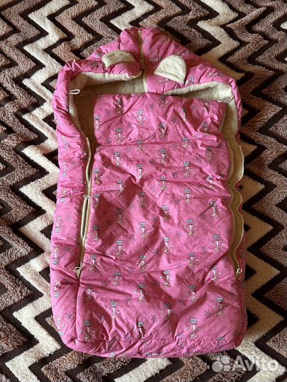 Зимний конверт в коляску