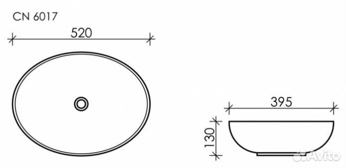 Раковина Ceramica Nova Element CN6017MDH