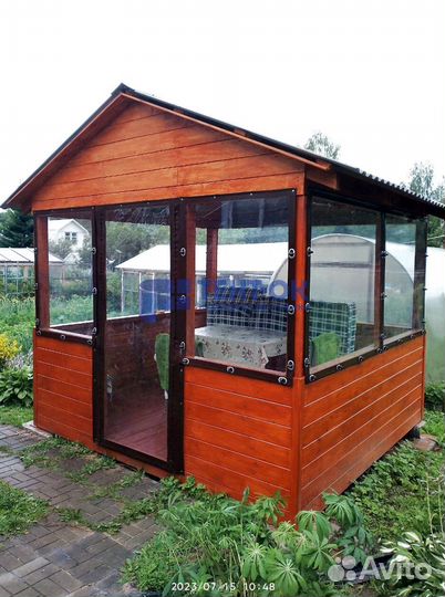 Мягкие окна для веранды