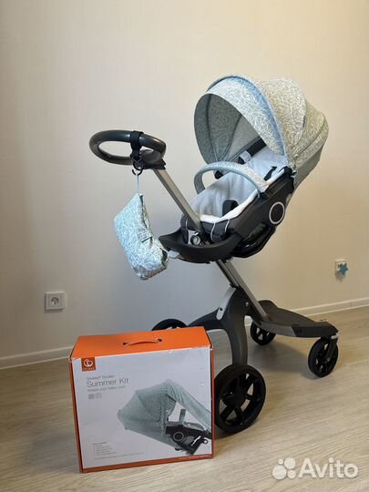 Летний кит на коляску stokke