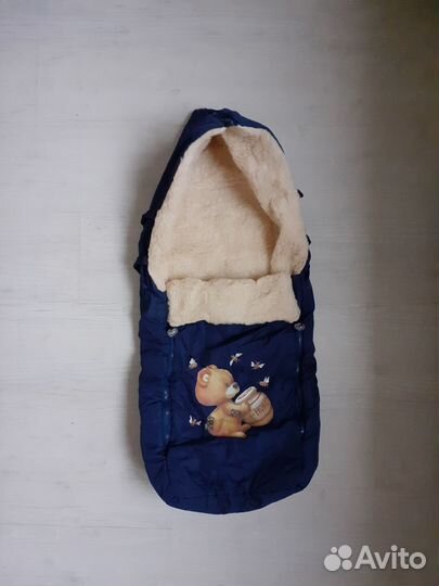 Конверт зимний на выписку и в коляску