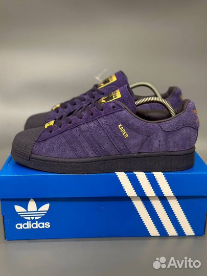 Кроссовки Adidas Superstar x Kader Sylla “Dark Pur