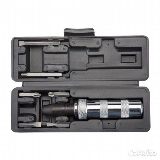 Отвертка ударная c насадками (6 предметов) AVS OU6